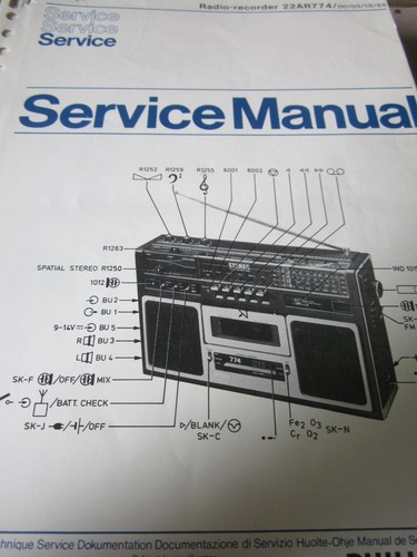 Philips radio recorder 22ar774 - philips,
