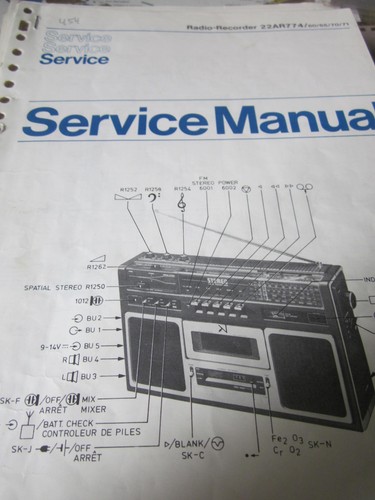 Philips radio recorder 22ar774 - radio,