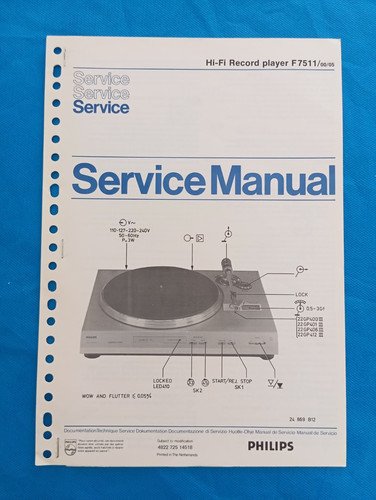 Philips f7511 record - philips,