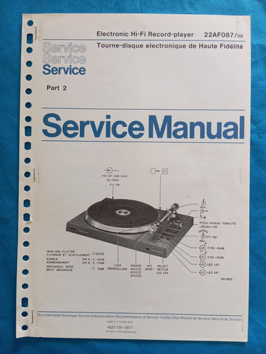 Philips 22af087 record - philips,
