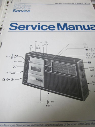 Philips radio recorder 22ar574 - radio,