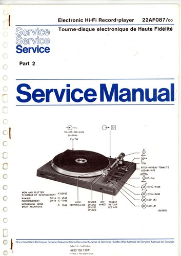 Philips manuale servizio - manuale,
