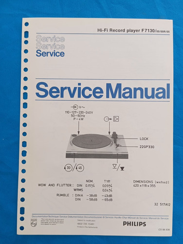 Philips f7130 record - philips,