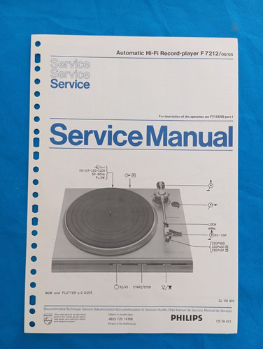 Philips f7212 record - philips,