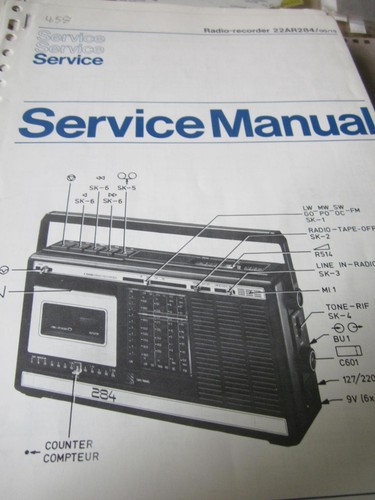 Philips radio recorder ar284 - philips,