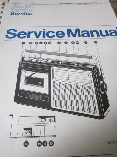 Philips radio recorder 22ar090 - recorder,