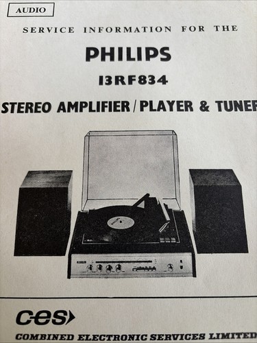 13rf834 philips giradischi - philips,