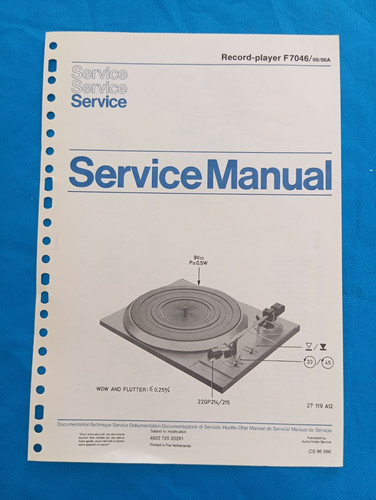 Philips f7046 record - philips,