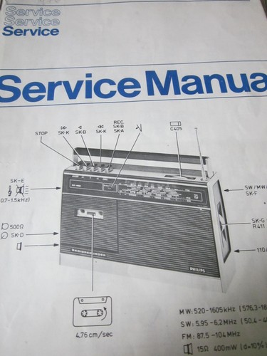 Philips radio recorder 22rr437 - philips,